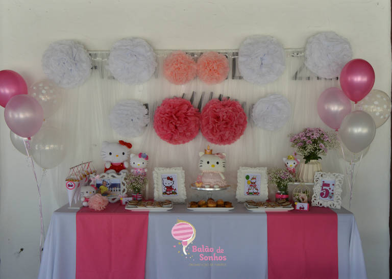 Aniversário Matilde - Hello Kitty - Balão de Sonhos :: organização de festas e eventos Algarve, Lagos